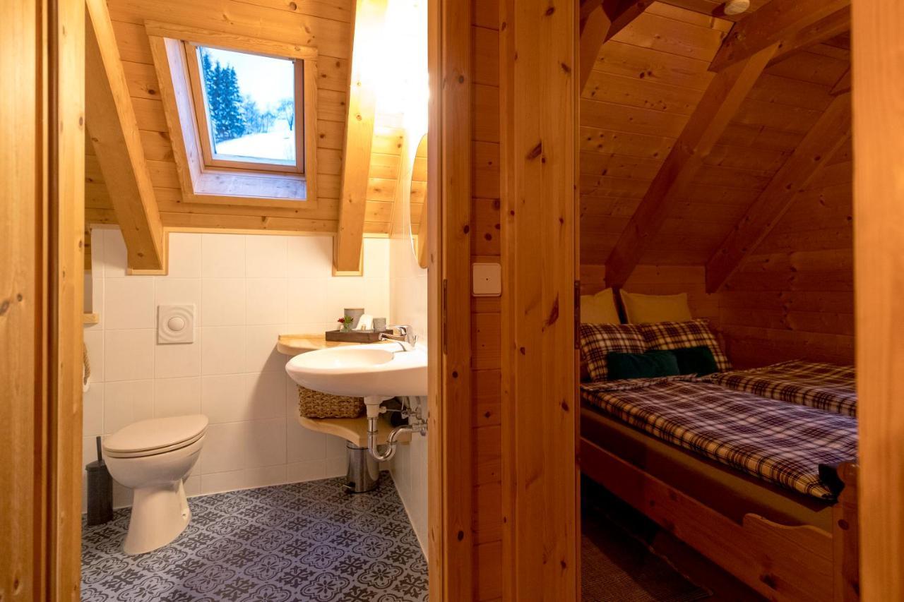 Naturpark Huette Mandl, Biobauernhof & Huettenurlaub Sankt Lambrecht Bagian luar foto